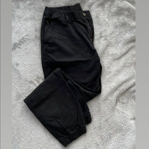 Bearbottom stretch jogger. Black. Size L